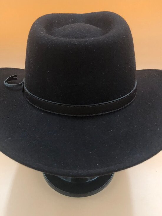 Sunday Afternoons Black Wool Ranch Hat – Yellowstone Luxe Western Fedora main image 5